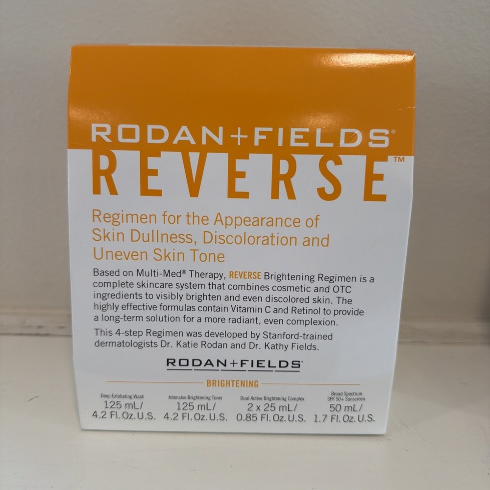 Rodan + Fields REVERSE REGIMEN New Formula Open Box 4 Factory Sealed *READ DATE*